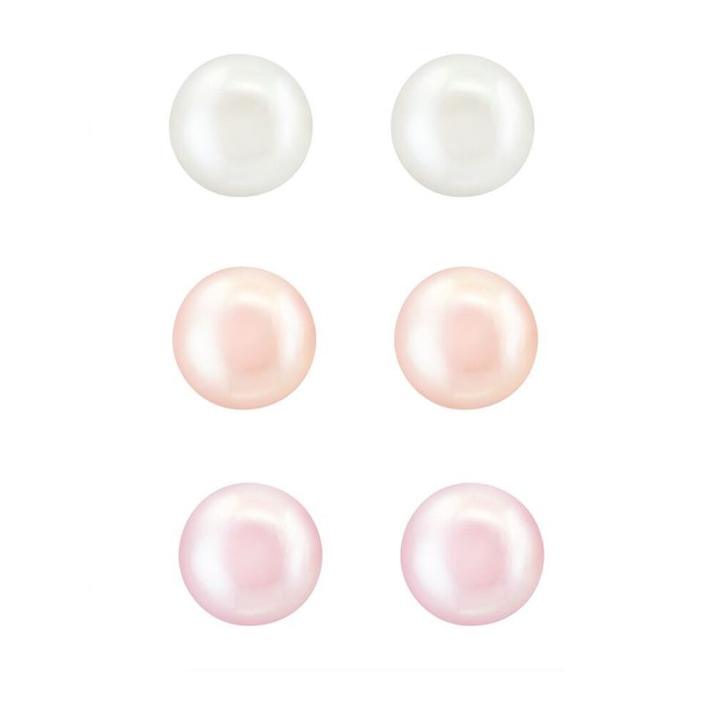 Effy Fine Jewelry Silver 8Mm Pearl Earrings